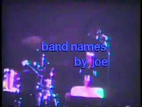 band names by joe