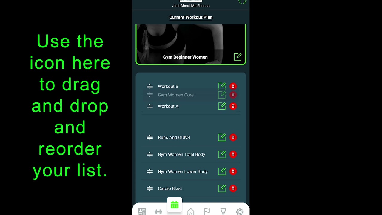 Manage your workout