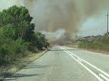 road fire