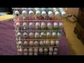 Paint collection for nail decoration appel Barrel