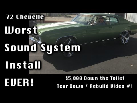 Worst Sound System Install (by a shop) Ever! 5 Grand Down the Toilet (Removal, Video 1)