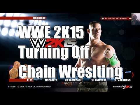 how to turn dq off in wwe 2k15