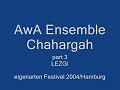 www.awamusik.de
awa 2004 in festival/hamburg
esfandiar kamrani : setar
pejman ghanbari: piano
keyvan namvar: tombak, vocal
al www.awamusik.de
awa 2004 in festival/hamburg
esfandiar kamrani : setar
pejman ghanbari: piano
keyvan namvar: tombak, vocal
ali ramezani: daf