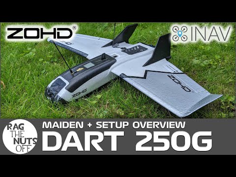 ZOHD Dart 250g Maiden & Overview - Setup with iNav & Li-on Batteries