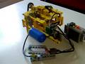 LEGO pneumatic compressor using large pumps and PF motors