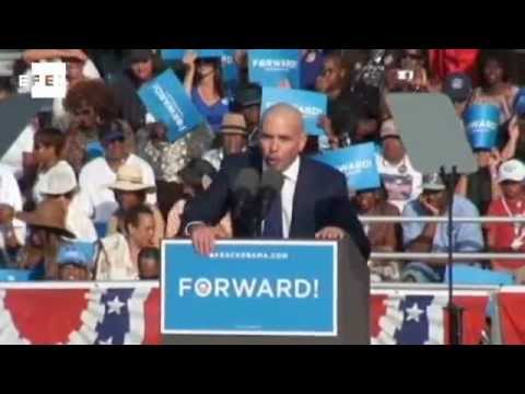 Pitbull (rapper) - Cuban-American rapper Pitbull threw his support behind President Barack Obama during a campaign rally in South Florida at the weekend ahead of Tuesday's pres...
