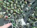 Blue Table Painting- Gritty Orks