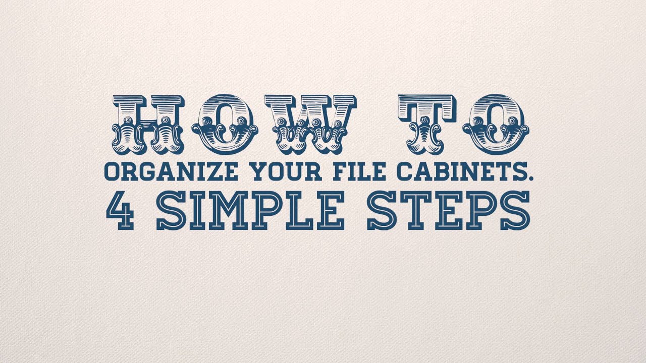 How to Organize Files