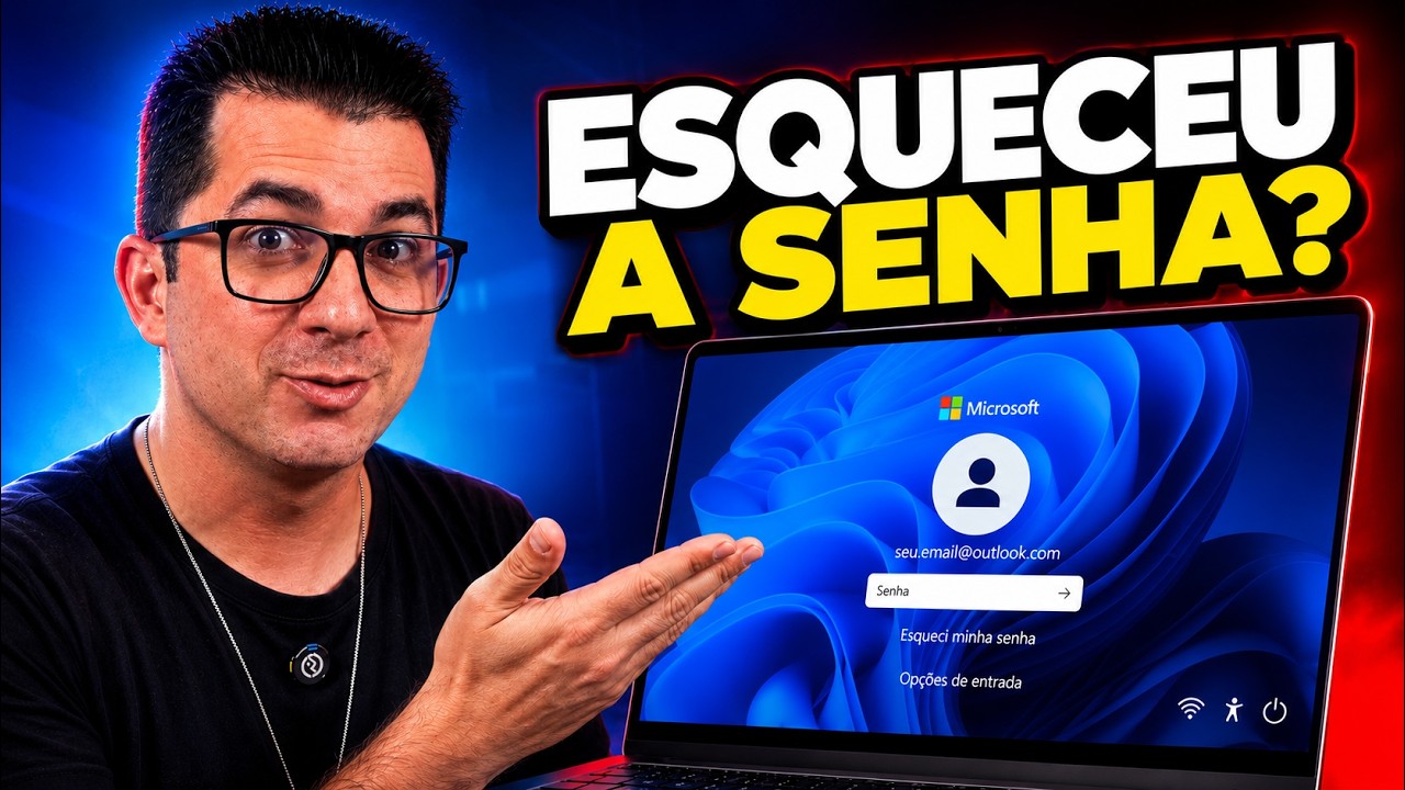 Perdeu a SENHA da Conta Microsoft? Faça ISSO para Entrar no Windows SEM Formatar!