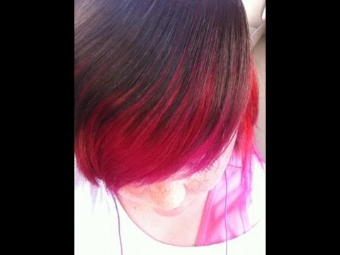 how to dye fringe