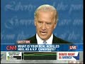 Debate: Joe Biden on his Achilles Heel