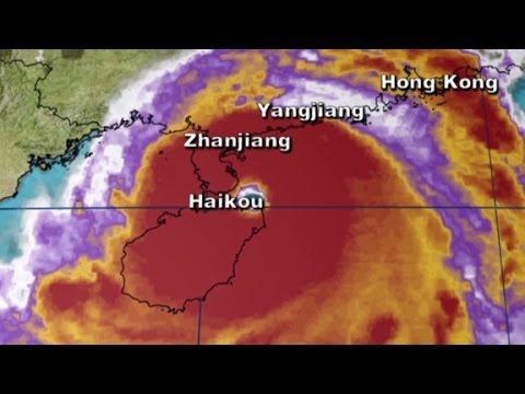 Typhoon Rammasun makes landfall in China