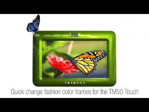 Dotykowa klawiatura TM50 - kolorowe ramki