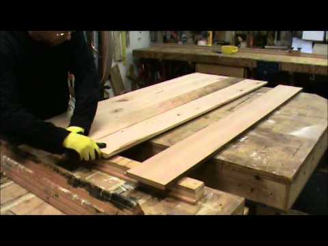 Building a Reclaimed Wood Tabletop