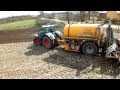 Fendt 924 Vario mit Veenhuis VMN Güllefass . Gülle ...
