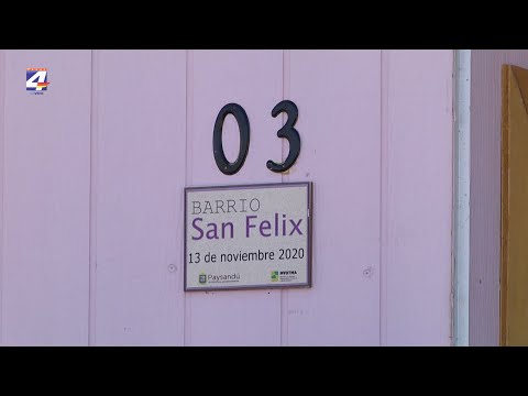 Entregaron en San Félix llaves de viviendas del Programa de Realojos