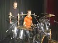 Marcellin Rioux And son Marcellin Jr. drum duet.
