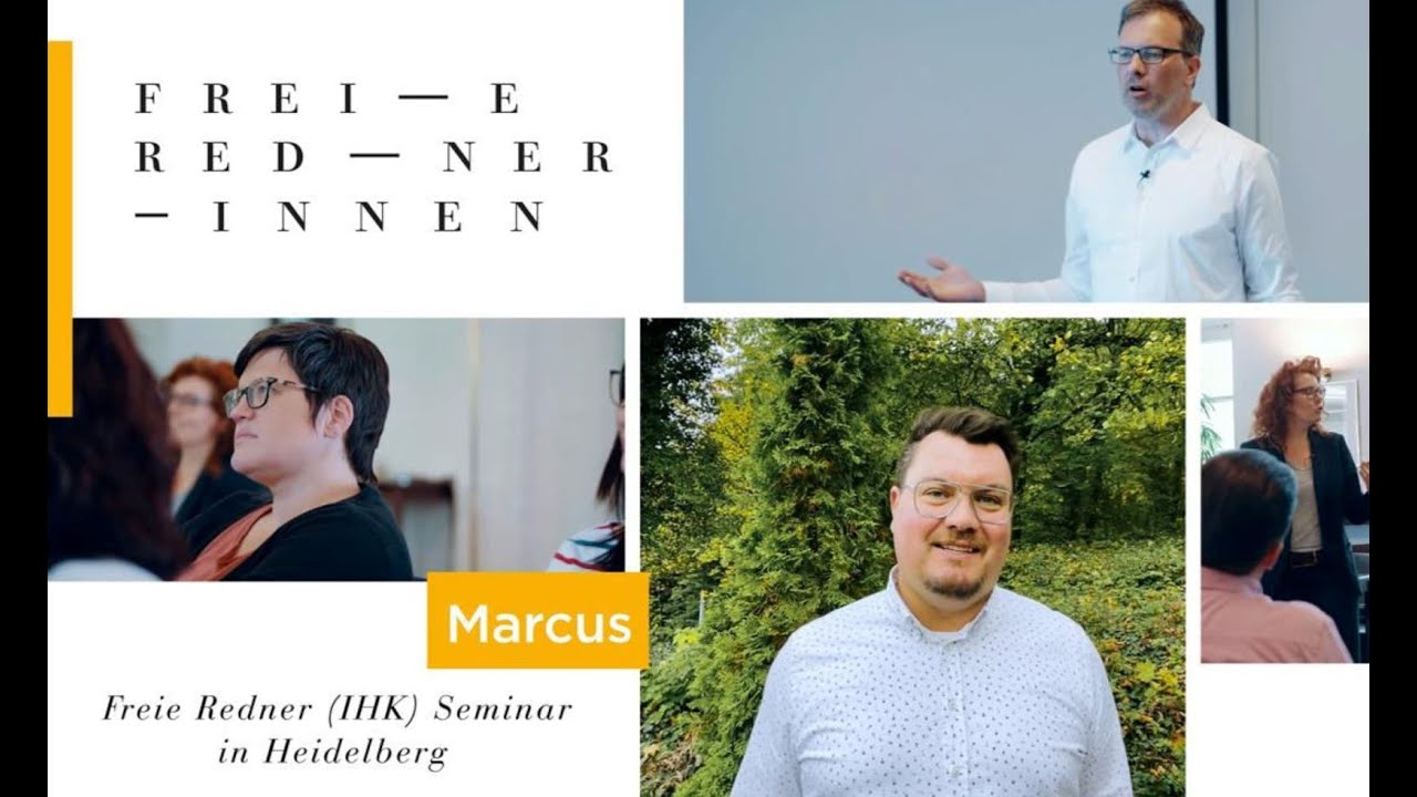 Wie wertvoll die Ausbildung zum Freien Redner für Marcus war I Freie Redner Ausbildung