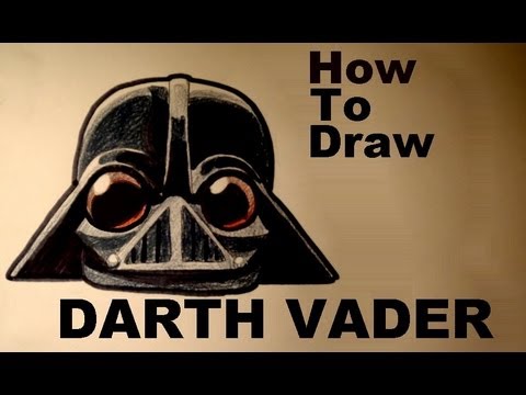 how to draw darth vader