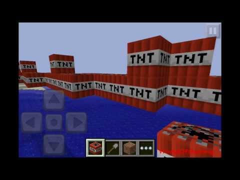 how to set off tnt in minecraft pe creative