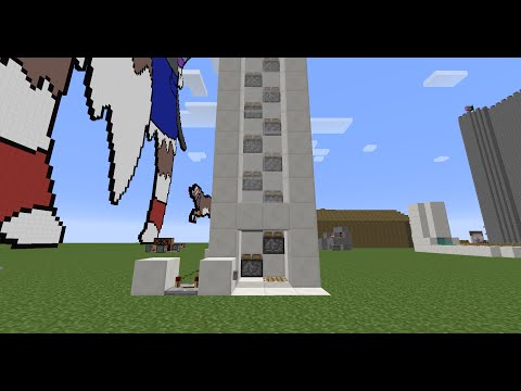 how to build elevator in minecraft