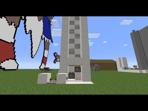 how to make a elevator in minecraft