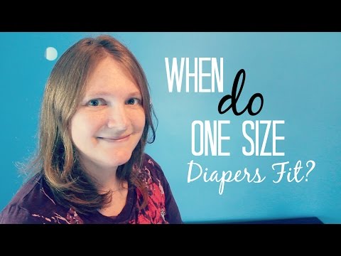 how to fit one size cloth diapers