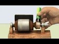Experiment: electric motor, easy to implement.