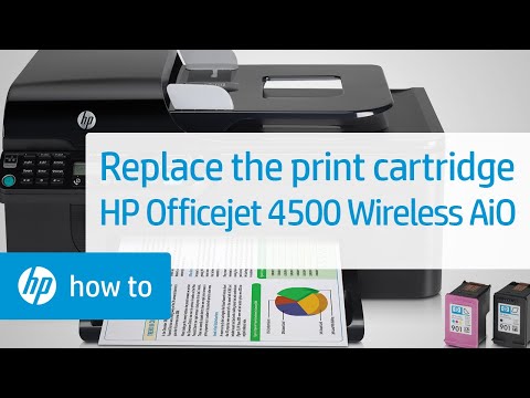 how to setup hp officejet 4500 wireless