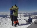 Salsa con crampones, en la cumbre del volcan Lonquimay