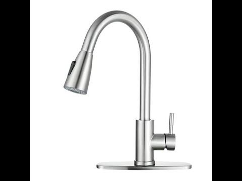 Змішувач-кран для кухні Kraft KF557 з висувною лійкою Chrome - фото 1 - id-p2381089721