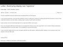 Dramatic Reader 001: Destroying display was \