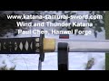 Wind Thunder Katana, Paul Chen, www.katana-samurai-sword.com