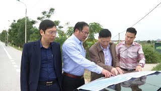 Đồng chí Bí thư Thành ủy kiểm tra mặt bằng hướng tuyến dự án Tuyến đường ven sông