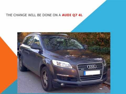 How to replace the air cabin filter   dust pollen filter on an Audi Q7 4L