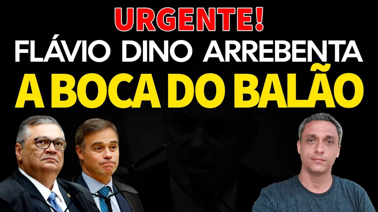 URGENTE! FLAVIO DINO acaba de dar um GOLPE no Brasil para blindar Moraes e LULA