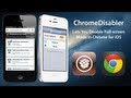 ChromeDisabler: Lets You Disable Fullscreen Mode in Chrome for iOS