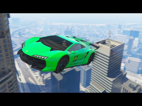 INSANE MODDED CAR FLIGHT (GTA 5 Funny Moments)