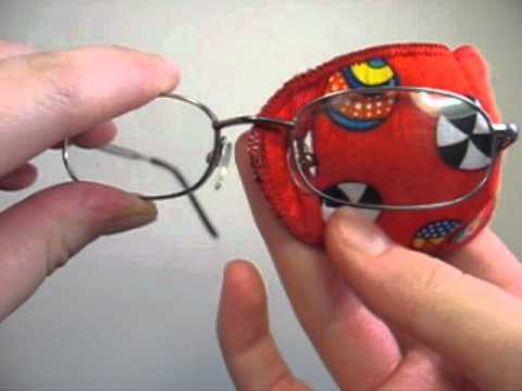how to make an eye patch for glasses