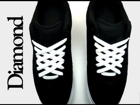 How to Diamond Lace shoes with Lace Anchors