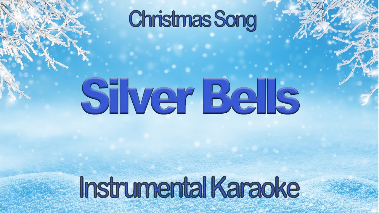 Silver Bells  Dean Martin Christmas Instrumental Karaoke with Lyrics