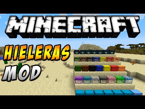 Minecraft - HIELERAS MOD (GUARDA Y COME COMIDA AUTOMÁTICAMENTE ) - ESPAÑOL TUTORIAL