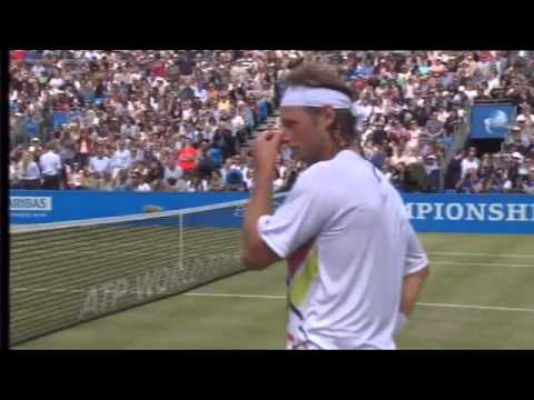 david nalbandian disqualified - David disqualified after injuring official.