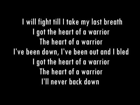 Heart of a warrior Lyrics
