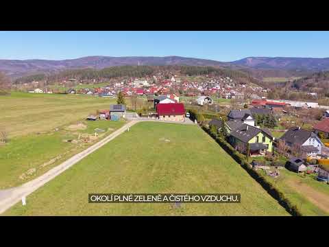 Video Prodej  slunného stavebního pozemku 758 m2 +  podíl na příjezdové komunikaci.