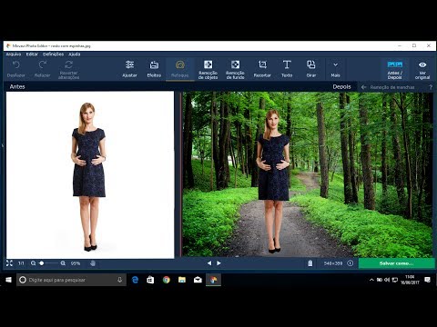 Como remover fundo de foto no Movavi Photo Editor