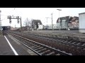 Einfahrt des Metronom (ME) im Bhf Celle mit Bahnhofansage