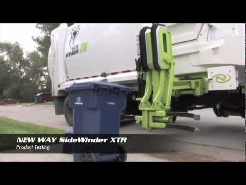 New Way Sidewinder : Automated Side Loader For Garbage Collection