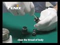Maintenance for Fenix flashlights E0 E1 E01 L0D P1D - 1