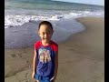 at the beach